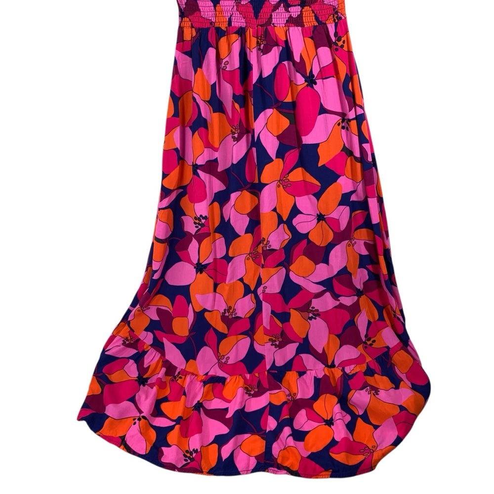 ABEL THE LABEL Vibrant Pink and Orange Women's Dress size small - Picture 9 of 16